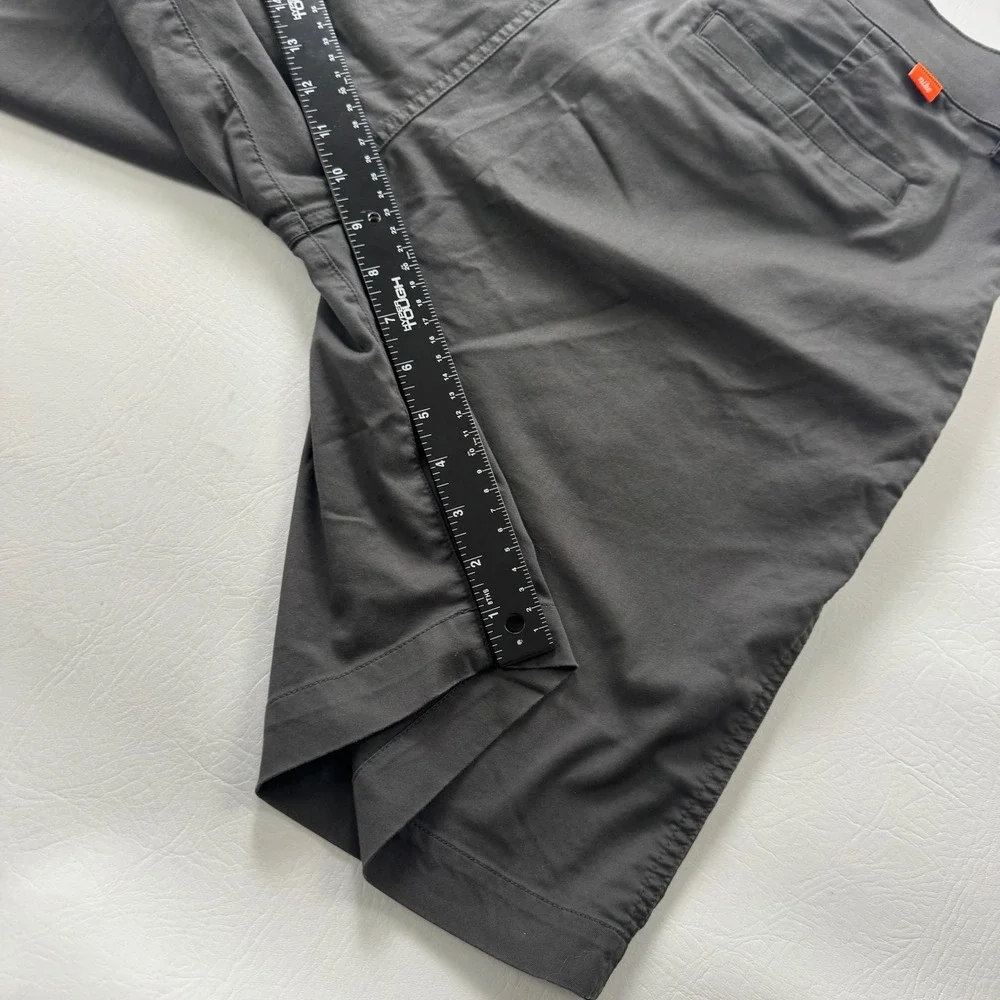 Nike Dri-FIT Chino Golf Shorts Mens 40 Charcoal Grey DA4139-070 Stretch Cotton